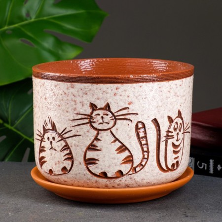 Flower Pot "Atlant" cats 3 l