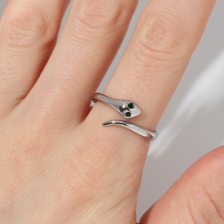 Ring Xuping Snake, Color Silver, Size 16-1