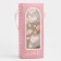 Package Pack for Flowers with a plastic window, love, pink, 30 x 12 x 8 cm