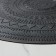 Serving napkin on the table "Africa", d = 38 cm, black color