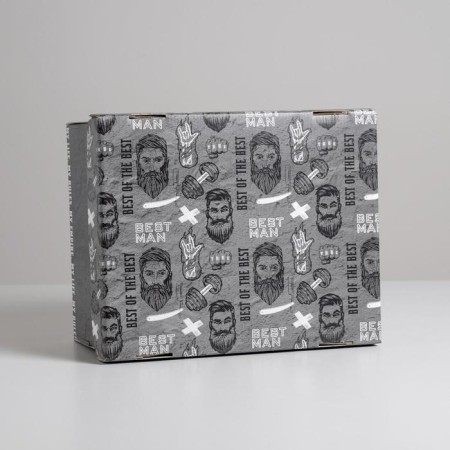 Gift folding box, packaging, “strongest”, 31.2 x 25.6 x 16.1 cm-2