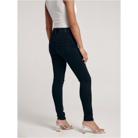 Women's jeans Conte Elegant Skinny, size L, color Washed Black-1