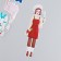 Plastic sticker "Dress the doll. Profession" 15x20 cm