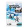 Mormyshka column black, white stripes + ball Granen chameleon, weight 0.3 g