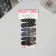 Invisibility for Herty hair (set 6 pcs) disco assorted, 5.5 cm