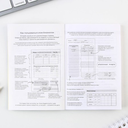 Smart notebook Cashbook A6, 68 sheets "Enotics Tips"-3