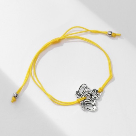 Bracelet "inspiration" be the best, yellow color, d = 6 cm-2