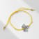 Bracelet "inspiration" be the best, yellow color, d = 6 cm