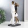 Polystone souvenir "in love with white clothes, with a palactin" 25x10x13 cm