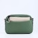 Bag Cross-Bodi with a zipper, green color