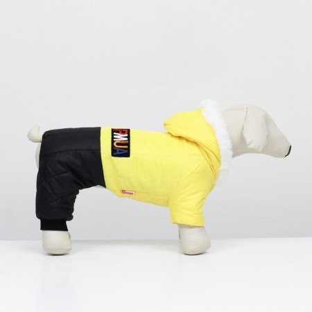 Kombinyson "Fluff", size S (DS 25 cm, OG 37, Osh 28 cm), yellow-1