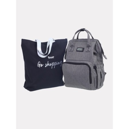 Mom's bag and shopper Rant Shopping Set Trends, Gray Color