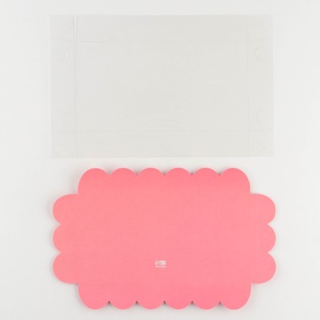 Cookie box, confectionery packaging with PVC lid, “eat me and smile”, 10.5 x 21 x 3 cm-5