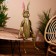 Souvenir "Hare" hanging paws, wood 70 cm
