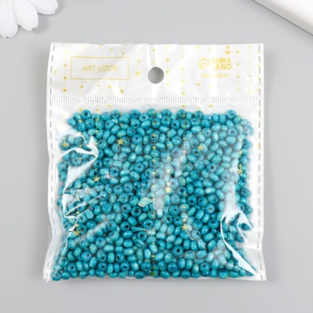 Beads for creativity tree "Blue" d = 0.4 cm set 20 grams-2