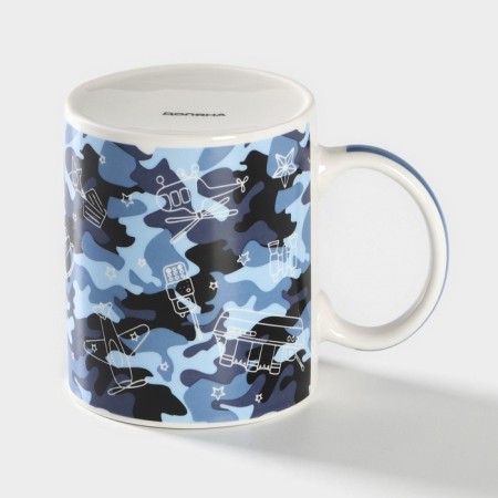 Porcelain shade "Defender", 340 ml, blue color-2