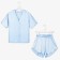 Female pajamas (shirt, shorts) minku: Light Touch, Blue color, size 48