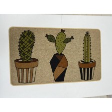 Batista mat, 45x75 cm, drawing cacti