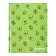 Universal diary for grades 1-11, "Avocado mini pattern", solid cover 7BC, glossy lamination, 40 sheets