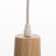 Suspension lamp "Claud" cylinder2 1x40W E27 white 5x6.5x95cm