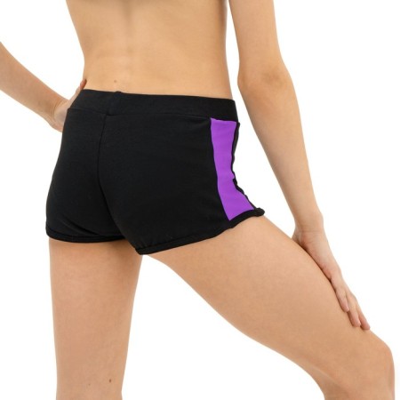 Shorts for gymnastics and dancing Grace Dance, p. 36, black/purple color-2