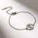 Bracelet-reinforcing "runes" wealth, color silver, 17cm