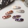 Invisibility for Herty hair (set 6 pcs) marble pattern, 5.5 cm