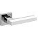 Separate handle Fuaro Flash DM CP/WH-19, chrome color/white