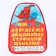 Perenopinai for a car chair, "alphabet", Spider-Man