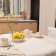 Path on the Ethel Ivory table 40x150 cm, 100% linen 170 g/m2