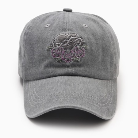 Women's cap "Heart" Minaku, col. Gray, rr 58-3