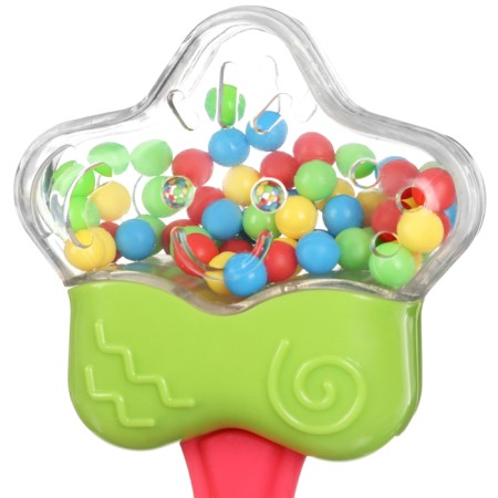 The rattle of "Sweets: Star", with elastic elements, Broke I-6