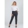 Female trousers, size 58, dark gray color