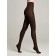 Women's tights Cotton, size 2, chocolate color