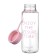 Water bottle, 800 ml, 22 x 10.5 cm, with sieve, pink