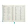 Leduced Diary A5, 140l, Cage, leatherette, elastic band, yellow cut, blue