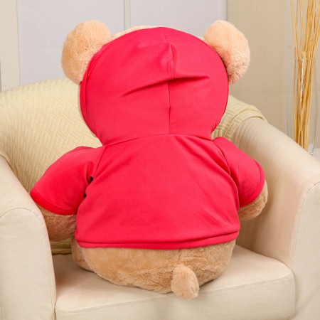 Soft toy "Bear" in a jacket, 95 cm, brown color-5