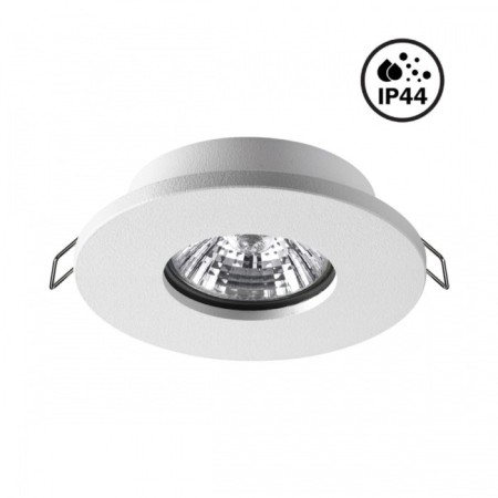 The lamp is built -in moisture -proof Novotech. Aqua, 50W, GU10, 23x85x85 mm, white color