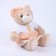 Soft toy "Little Friend", a cat in a peach dress