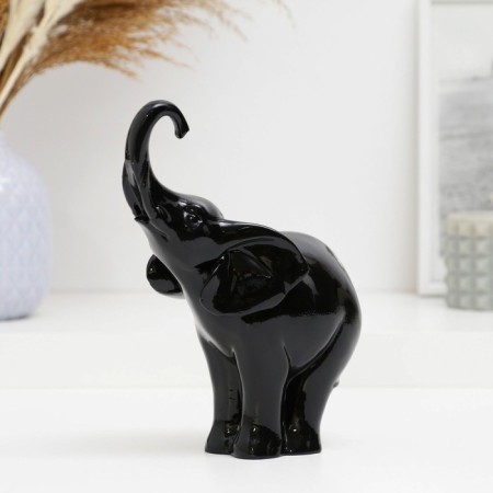 Figure "Elephant" Black, 16x9x18cm-2