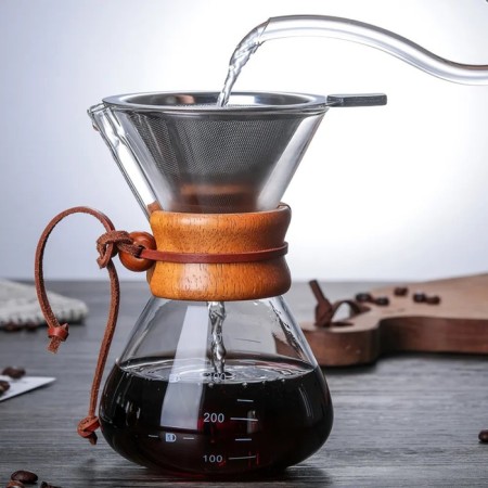 Kemax for Columbus Coffee, 400 ml, 13 × 11 × 17 cm, glass, transparent-3