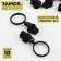 Automatic lock for lightning "Tractor", No. 5, 10 pcs, black color