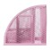 Chancellery trifle stand 7 departments, mesh metal, pink