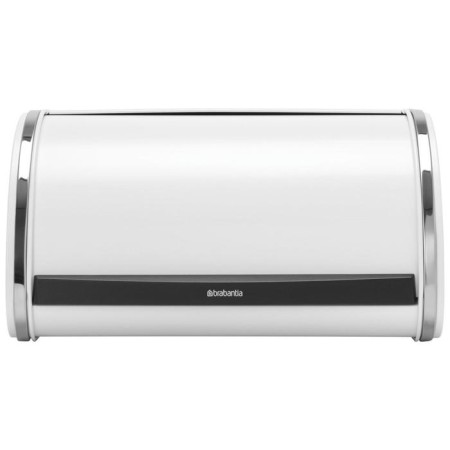 Bread with a shifting lid Brabantia, the color is white, size 17x31.6x26 cm