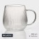 Glass Magistro Glass "Faces", 380 ml, 9 × 12.5 cm