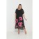 Female dress, size 66, black color