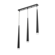Bayerlux suspension Bayerlux “Titan” 3xLED 9W 4000K Black 50x5.3x53-203cm