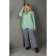 Female trousers, size 48, gray color
