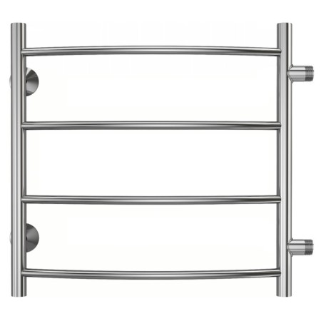 Water towel Terminus "Classic" P4, 500x500 mm, lateral connection, chromium