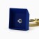 The award figure "Star with a man", the plastic stand is blue, 15 x 6.3 x 6.3 cm.